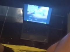 Witnessing Pornography while Milking Off in the Rest Room