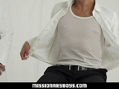 MissionaryBoyz - Naughty priest fucks a stunning young missionary boy