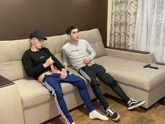 Gay student, twink handjob, chav lads