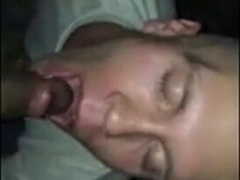 Huge Black Jizz-shotgun Gives Facial cumshot to White Dude