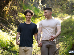 Romantic Woods Walk Leads to Sexy Couch Action - Trevor Brooks & Sam Ledger