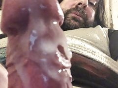 Massive cumshot, passionate creampie!