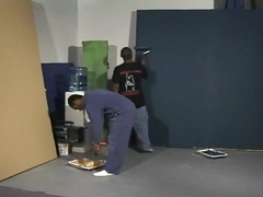 Black Gay Studs Have Secret Gym Fuck