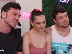 Jeremy's Crevice Pulverized By Andy "Anaconda" And Doll Next Door Aften!