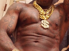 Worshiping the Massive Ebony Shaft of Hallelujah Johnson (African Emperor)