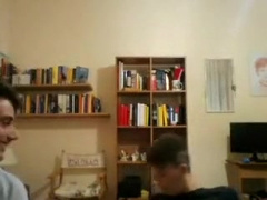 Italian Cute Shy Friends Show Their Hot Round Butts On Cam