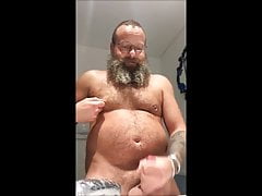 furryfreak789 bearded hairy wank cum 2