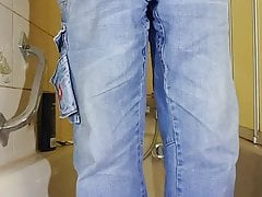 pee in jeans