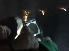 fooling around in a public pool