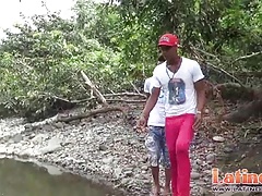 Spicy boyish love-making in the exotic paradise
