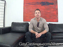 HD - GayCastings Michael drills for the first time on camera