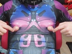 Jacked gay slave in pumps gets into some hardcore BDSM action