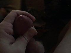 My limp little dick leaking precum