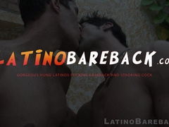 Hunks Apolo and Fernado struggle to endure each others cocks