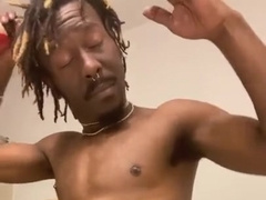 BIG BLACK COCK AFTER DOUCHE CARE