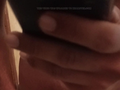 Indian adorable guy wanking alone in home