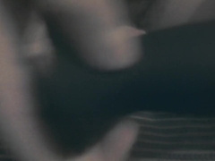 Teasing my cock and balls with my vibrator