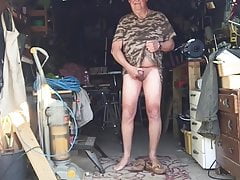 Risky wank outside my garage