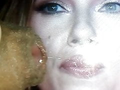 Scarlett Johansson Cum Tribute and face fuck