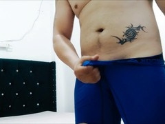 Sexy guy big dick, gemidos hombre, gay masturbation orgasm