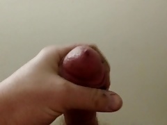 Jacking off. Feeling horny, cumming a big load
