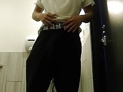 Undressing and playing with my dick