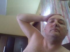 Queer, half-naked, cigg