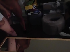 Girlfriend films boyfriend and buddy in cum shooting contest