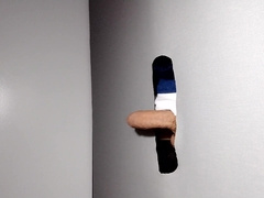 Ac/dc guy comebacks one more day to milk his prick until milk.