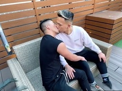 Well-endowed Asian guy Hiroya fills Yuta's eager hole