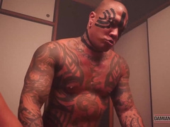 Damian Dragon And Kemono Dragon Super-sexy Three way Have fun