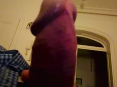 He flashes his enormous meatpipe again and drains