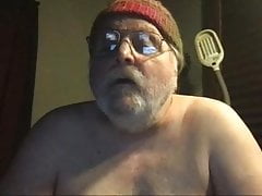 grandpa stroke on webcam