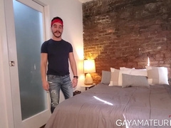 Sexy Alessio Vega bent over as he welcomed the long thick cock of his daddy