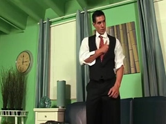 Alan Valdez naked lunch break