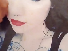 Cum tribute for sexy girl