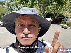 Daddy Chris Barebacking in the Woods