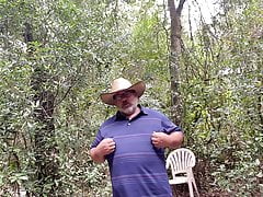 Cowboy Daddy Chub Shoots a Huge load