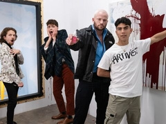 Prentitious art, sweaty anal - River North and Alfonso Osnaya