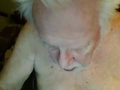 grandpa stroke on webcam