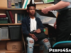 Skinny black Thief Enjoys Fast and Deep Banging from hot cop 2