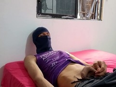 Goky really gets into it with his big dick solo session