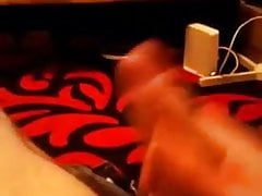 Straight guy masturbating