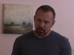 Step father teaches his gay son a lesson