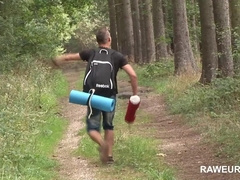 I Love Camping! Youngsters barebacking in a Tent for RAWeuro