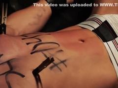 Slave Tristan Takes Both Cocks In Both Holes With Devin Franco, Tristan Hunter And Liam Skye