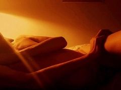 Elder Man Taking Care Of His Beefstick At Midnight