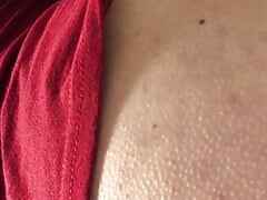 15 Inch Clear Dildo in My Ass