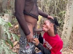 Sugar daddy versus young lad in an outdoor scene