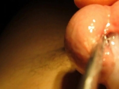 Urethral sounding and stretching with cumshot 3